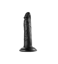 19 cm Realistik Vantuzlu Testissiz Dildo Penis