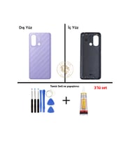 Xiaomi Redmi 12C Lavanta Moru Uyumlu Arka Kapak + Yapıştırıcı ve Vida Seti