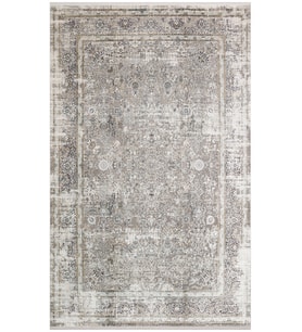 Bespoky Eberndorf Mavi Patchwork Pamuklu El Dokuması Alan Halısı
