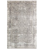 Bespoky Eberndorf Mavi Patchwork Pamuklu El Dokuması Alan Halısı