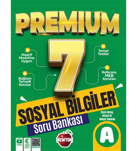 Newton 7. Sınıf Premium A Sosyal Bilgiler Soru Bankası