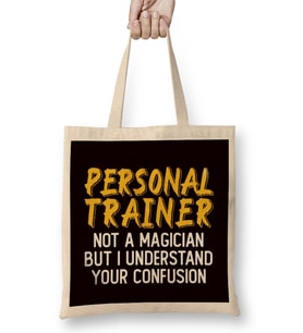 Personal Trainer Magician Bodybuilding Fitness Instructor Bez Çanta Uzun Saplı