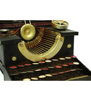 Dekoratif Metal Daktilo Biblo Vintage Hediyelik