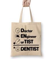 Doctor Engineer Artist Dentist 028 Bez Çanta Uzun Saplı
