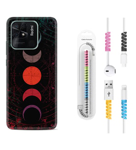 Xiaomi Redmi Note 7 8 9 Pro 10 2022 10 Pro 10S Kılıf Kablo Koruma Spiral Silikon Epiclys 1645