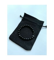Unisex - Elegant > Padore Labradorit Ve Onix Doğal Taş Bileklik  Handmade