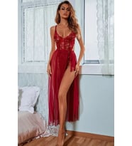 Enmadam Kırmızı Fantazi Gecelik