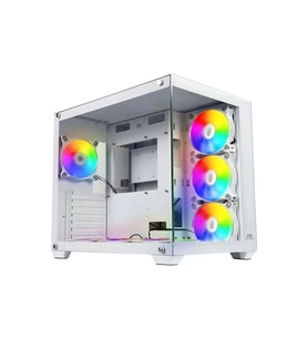 POWERBOOST PB-SS02W SEA WIEW 7-RGB FANLI GAMING MID-TOWER PC KASASI BEYAZ