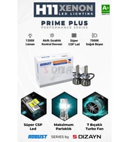 Prime Plus H11 Led Xenon / 45W / 12000 LM / 7000K A+ Kalite