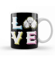 Poodle Love Dog Kupa Bardak Porselen