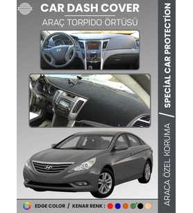 HYUNDAİ SONATA (2007-2012) Torpido Örtüsü Ön Göğüs Tam Uyum Çatlamayı Önler Kaymaz Kolay Montaj