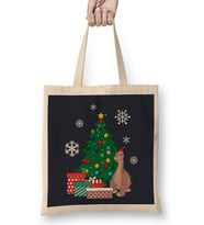Littlefoot Around The Christmas Tree Land Before Time Bez Çanta Uzun Saplı