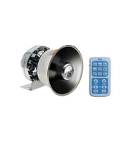 Siren 200w Profesyonel Uzaktan Kumandalı Metal Speaker