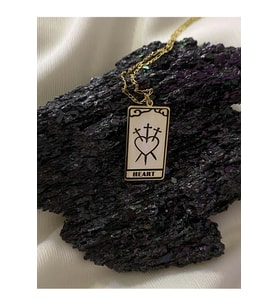 Tarot Kartı Aşk Gümüş Kolye Özel Gün Hediyesi