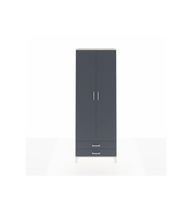 Arges Dolap 5 Raflı 2 Çekmeceli 2 Kapaklı 88x30x243 Aytaşı-Antrasit