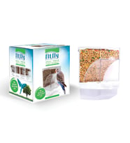Fit Fly Akıllı Yemlik Küçük Irk Kuşlar İçin en : 10.1 yük: 15 derinlik :8.6 cm