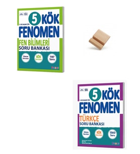 Fenomen 5. Sınıf Maarif Fen Bilimleri ve Türkçe Kök Soru Bankası + Telefon Standı