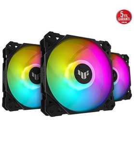 Asus Tuf Tf120 Soğutucu Kasa Radyatör Fanı Beyaz Adreslenebilir Argb 120Mm 3 In 1