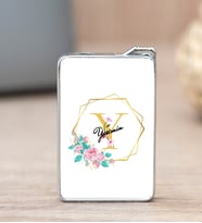 Kişiye Özel Geometrik Yaldız Tasarımlı İsimli Çakmak