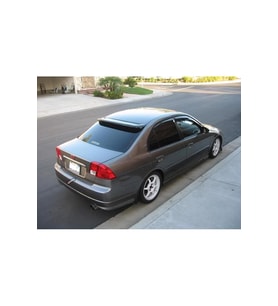 Honda Civic Vtec 2 Arka Cam Üstü Spoiler 2002-2006 (Siyah)