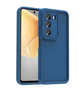 Infinix Hot 50 4G Uyumlu Kılıf Kamera Korumalı Zore Ananas Kapak (Koyu Yeşil)