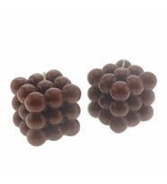2 Adet Bubble Mum Kabarcık Balon 5,5cm (Kahverengi)