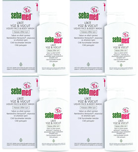 Sebamed Yüz ve Vücut Temizleyici Likit 1000ML (4 Lü Set)