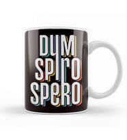 Dum Spiro Spero Motivation Latin Phrase Language Education Kupa Bardak Porselen