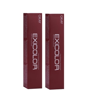 Exicolor 0.66 Yoğun Kızıl 60 ml 2'li Saç Boyası
