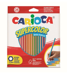 CARİOCA SUPERCOLOR KURU BOYA KALEMİ 24'Lİ