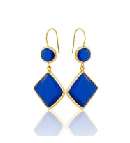 Kadir Jewellery 22 Ayar Altın Kaplama Kadın Sallantılı Küpe -El İşçiliği Ve Hipoalerjenik Küpe