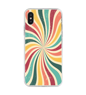 Iphone X ve XS Uyumlu Colorful Tasarımlı Şeffaf Telefon Kılıfı