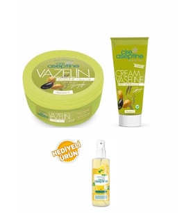 Cire Aseptine Zeytinyağlı Vazelin Kavanoz 150Ml+Zeytinyağlı Tüp 75 Ml+Limon Kolonyası 100 ml Sprey Hediyeli