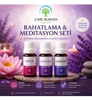 Arjens Lotus & Meditation & Lavender Esans 10 ml Rahatlama & Meditasyon Seti