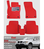 BMW X5 E53 (1999-2006) Uyumlu EVA Paspas Tam Set–Araca Özel,Su Geçirmez,Hızlı ve Kolay Montaj