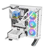 "THERMALTAKE 360MM 3,95" TFT LCD MINECUBE 360 Ultra CL-W482-PL12SW-A ARGB AM5-1851p Sıvı Soğutmalı İşlemci Fanı Beyaz