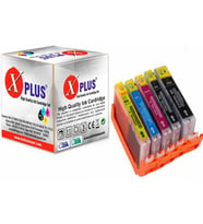 Xplus® Canon Pgı-550Xl, Clı-551Xl 5 Renk Muadil Kartuş (Çok Renkli)