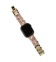 Watch 22mm KR405 Metal Bakla Kordon - Lila