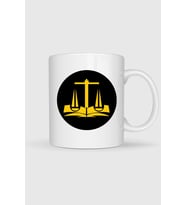 Hakim Subay Sınıf İşareti Tasarımlı Kupa Bardak