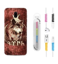 Samsung J6 Plus J7 Prime J7 Pro M20 Kılıf Kablo Koruma Spiral Silikon Göktürk 3 1412