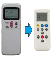 MİDEA MSF-24 HR Klima Kumandası - Eşdeğer
