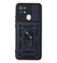 Durukar® A15 Kılıf Pars Lens Yüzüklü Silikon - Lacivert