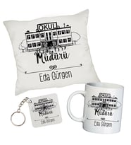 Okul Müdürüne İsimli Hediye Seti - Öğretmenler Günü Hediyesi