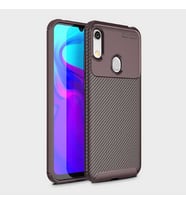 Honor 8A Kılıf Esnek Soft Karbon Tasarım Legion Serisi (Kahverengi)