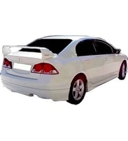 Honda Civic Uyumlu 7 Spoiler Bagaj Yüksek (Işıklı) Fiber 2001-2005