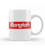Kpop Bangtang Box Logo Kupa Bardak Porselen