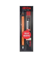Rotring Visuclick Versatil+Min+Silgi 3’lü Okul Seti- 0.5 mm Turuncu