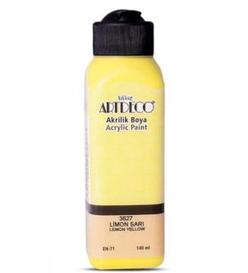 Artdeco Akrilik Boya 140 ml Limon Sarı 4 adet