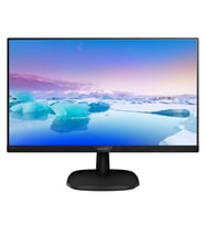PHILIPS 243V7QJABF VLine 23.8" LED IPS 4ms 75Hz 1920x1080 FullHD VGA HDMI DP Multimedya (VESA) Siyah Monitör (Siy.Byz.Kareli Dsn.)