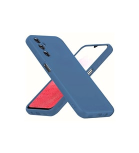 Samsung Galaxy A34 5g Kılıf First Silikon - Mavi